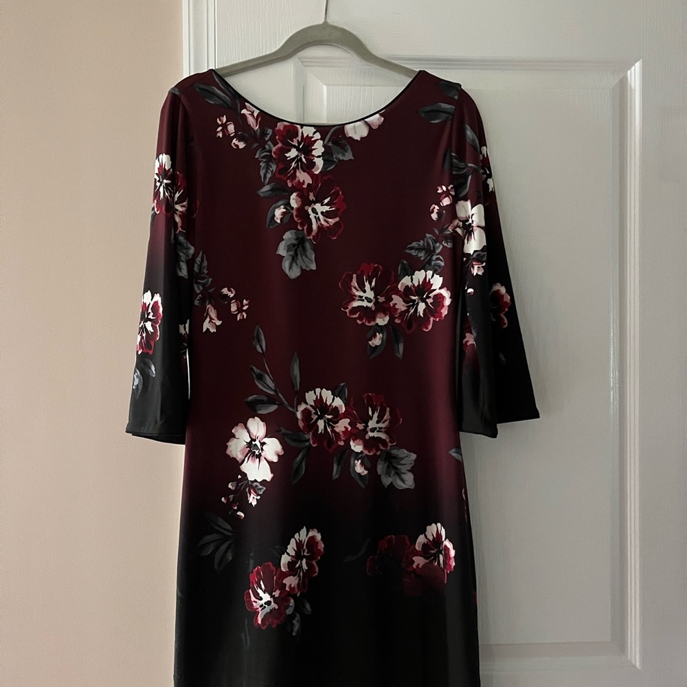 Whbm reversible dress, can be worn with v in front or back